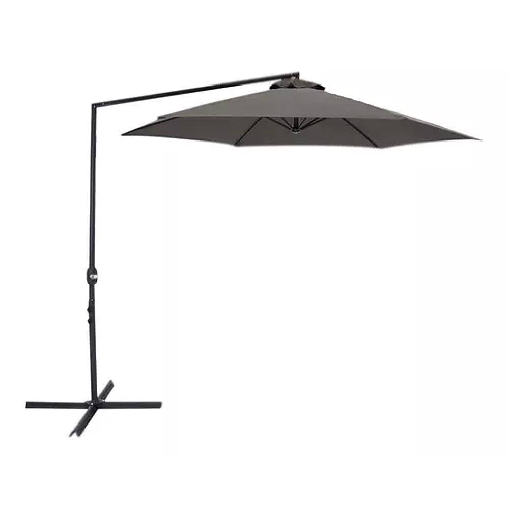 Ombrellone Suspenso 3M Com Manivela Cinza Bel em Oferta na Shopee