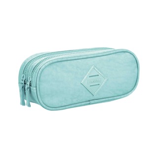 Estojo/Necessaire 2 Compartimentos CRINKLE Turquesa