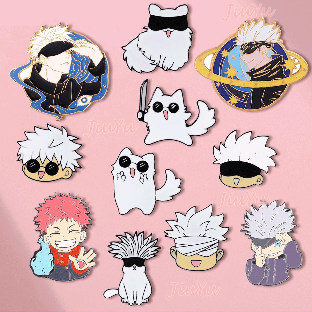 Jujutsu Kaisen Chibi Geto Pin Esmalte De Alfinetes Gojo Satoru Itadori Yuji Broches De Lapela Desenho Animado Jóias Engraçadas Broche De Presente Para Homens em Oferta na Shopee