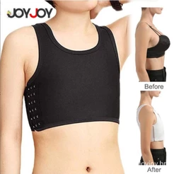 Joyjoy Binder Plus Size G5 – Colete Curto com Gancho, Alta Compressão, Tomboy/Trans