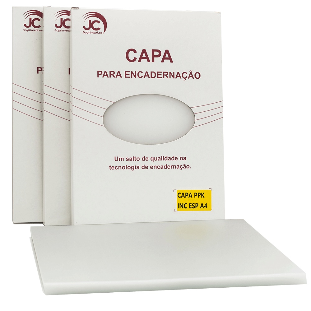 Capa PP Camurça Incolor Especial A4 50 un