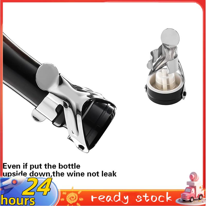 4Piece Champagne & Wine Bottle Stoppers De Champanhe Tampas De Aço Inoxidável À Prova De Vazamento Manter Prata Fresca Reutilizável Saver
