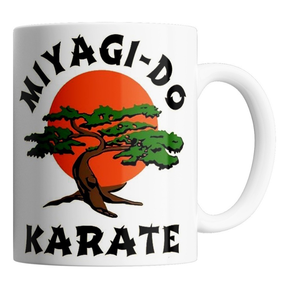Caneca De Cerâmica  Karate Kid (miyagido Karate)