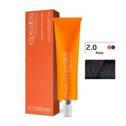 Coloração Especialista Probelle 2.0 Preto 50 G