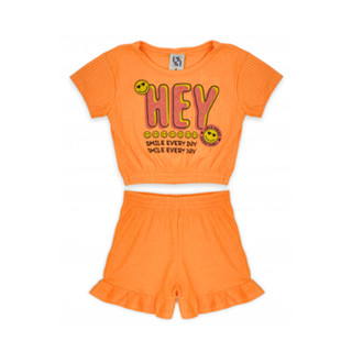 Conjunto Feminino Infantil Hey