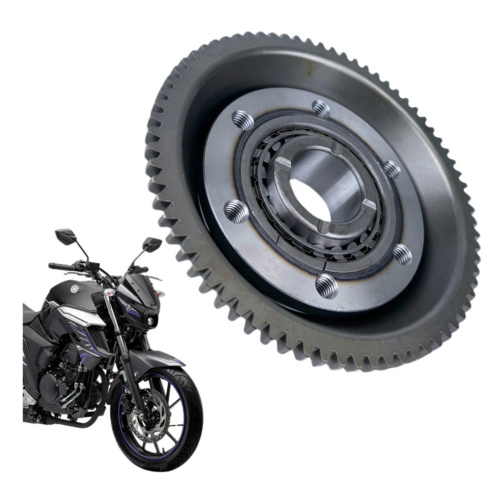 Placa Partida Fazer 250 Xtz 250 Lander Tenere Com Engrenagem