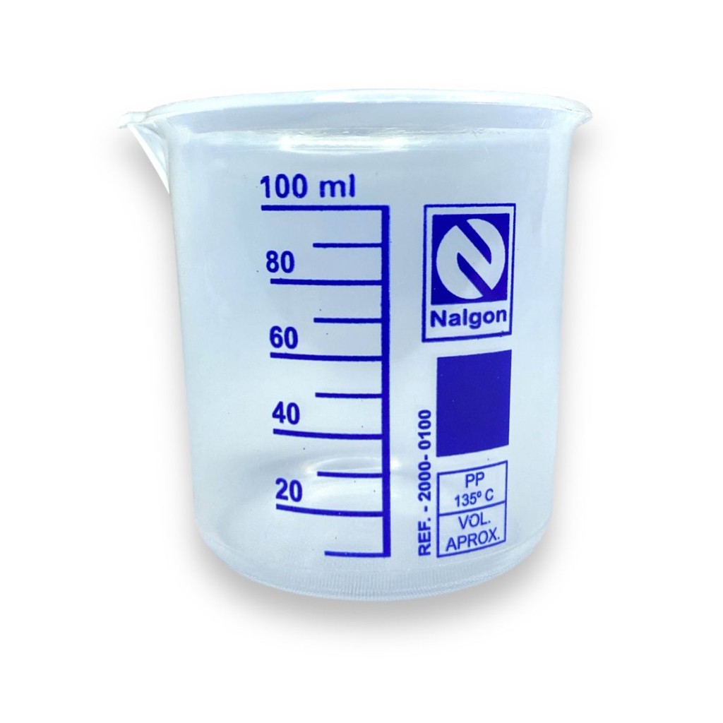 Bequer De Plastico (Polipropileno)  Graduado Autoclavavel 100ml - Nalgon