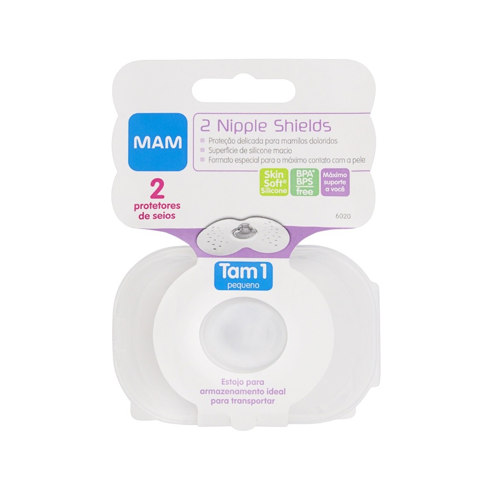 Protetor De Seios Tam.1 Nipple Shields C2un -