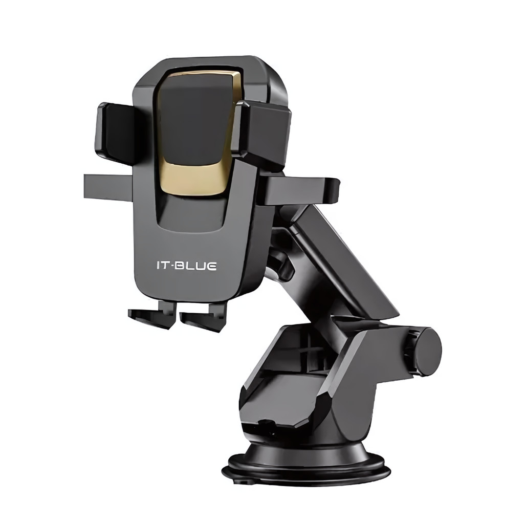Suporte Veicular Universal para Celular GPS Trava Automática Giratório 360° Ventosa que Gruda Painel de Carro Anti-Queda