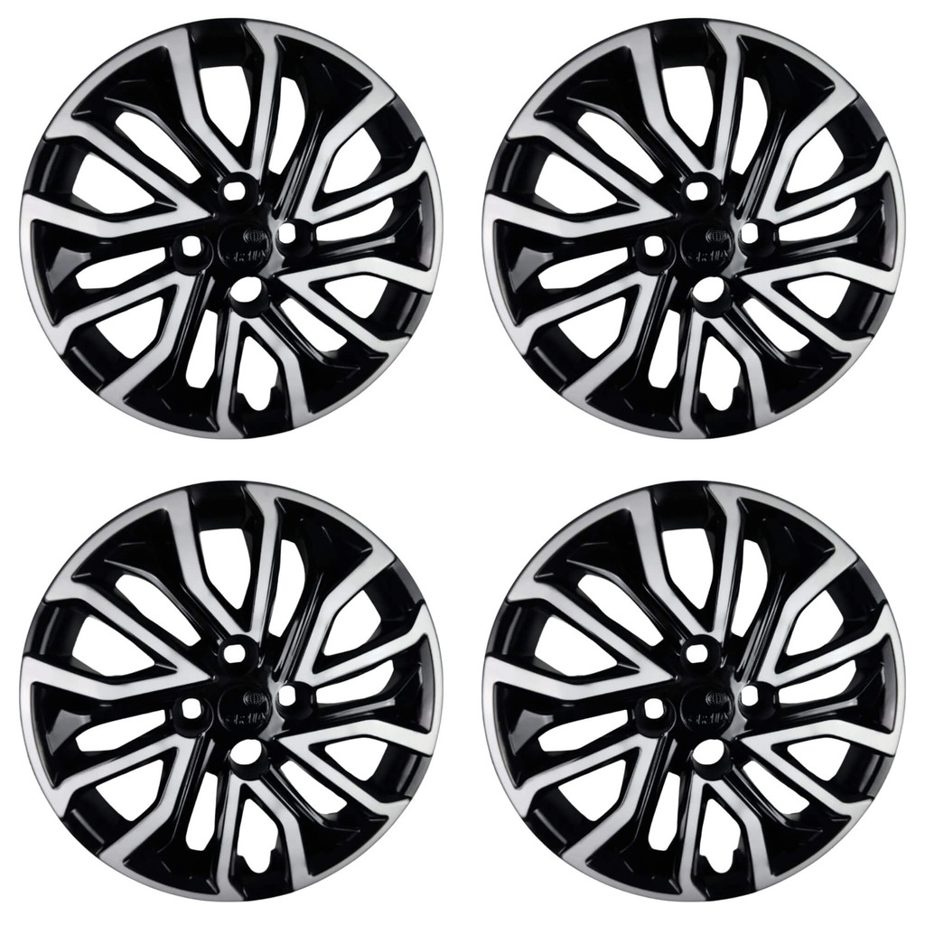 Calota Aro 15" cor Preto/Prata Mod Argo/Cronos 2022 (Jogo c/ 4 Calotas) Grid - 296CP-PBP-E em Oferta na Shopee