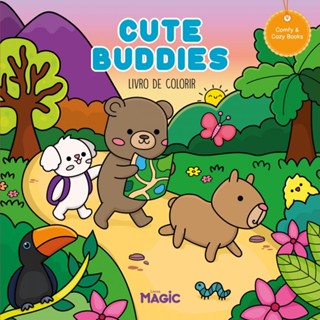 Livro De Colorir Tik Tok 24 Desenhos Cute Buddies Folha 150 Gm² em Oferta na Shopee