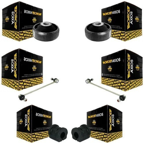 Kit Buchas Bandeja Dianteira / Buchas e Bieletas da Barra Estabilizadora - VW Gol / Voyage G5 G6 G7