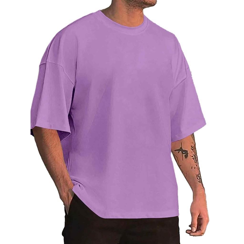 T Shirt Basica Lisa Larga Camiseta Colorida Diversas Blusa Simples Moderno Camisa Cores Casual