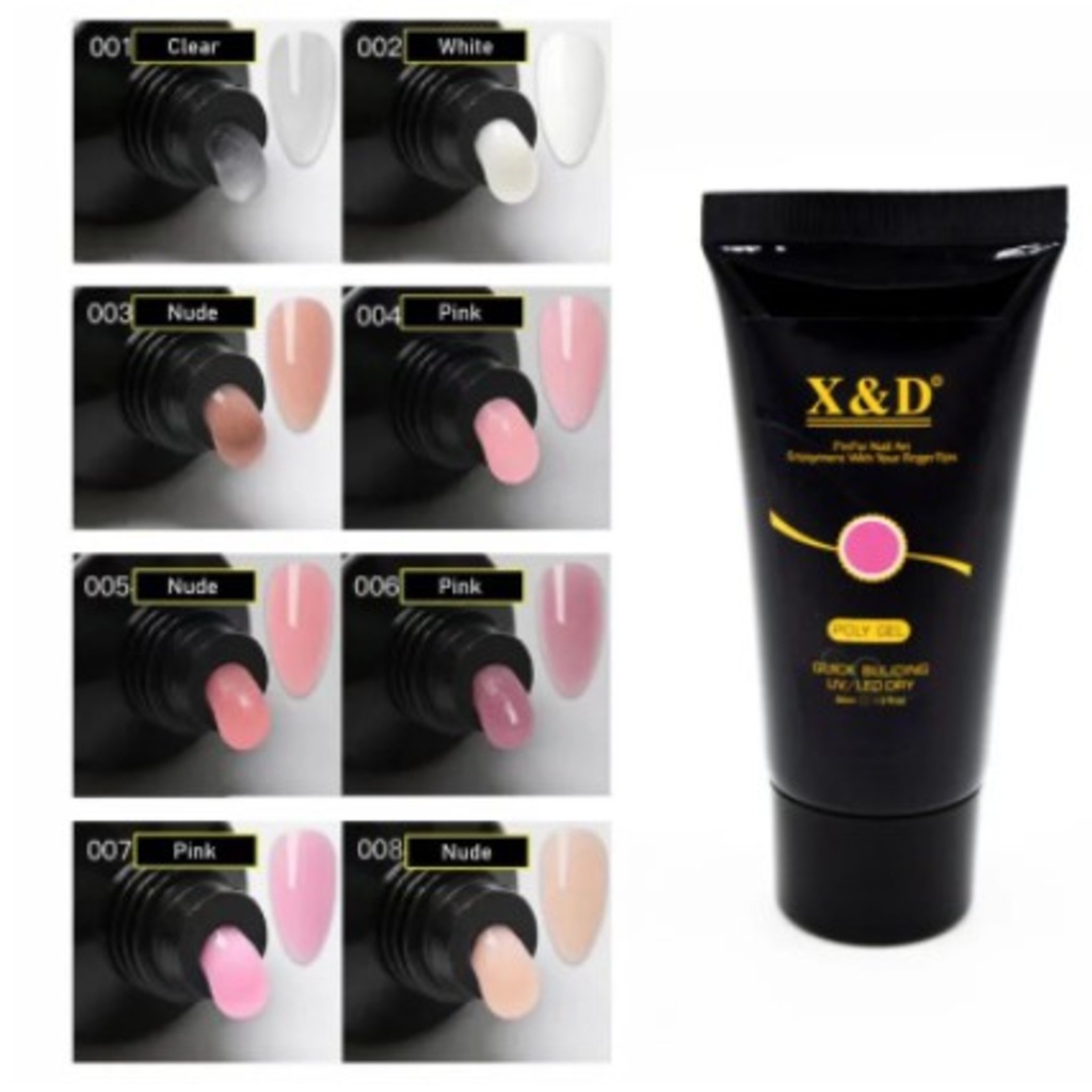 X&D Polygel 30ml LED UV Profissional Poligel UNHA MANICURE