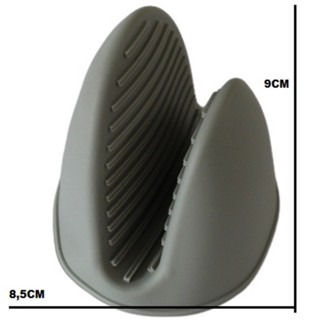 Pegador Pegadores de Panela Multiuso 9X8,5CM Luva Proteção Silicone Térmica Pegar Panelas Cozinha Forno Multicolorido