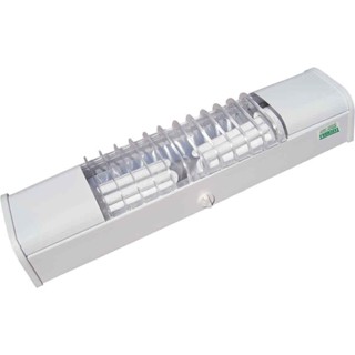 Luminária compacta Taschibra 2 lâmpadas E27 15W branca