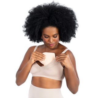 Sutiã Pós-Cirúrgico Soutien Mastectomia Lingerie Feminina Para Prótese Mamária Externa