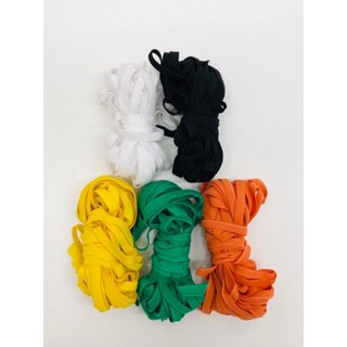 Kit 5 unidades de Elásticos Chatos 7mm P/ Máscara E Confecções Diversas 10m (e43)