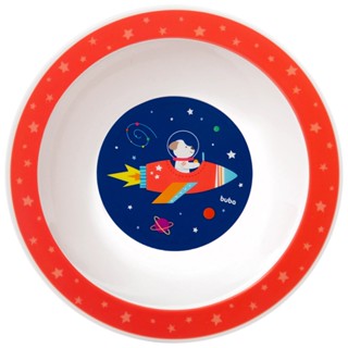 Pratinho Bowl Lançamento Tigela Bowl Buba Aventuras Astronauta Prato Infantil Aventuras Astronauta Buba