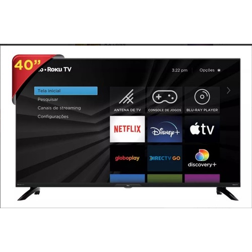 Smart Tv Philco Ptv40g7pr2csblf 40 Full Hd Roku Tv Bivolt