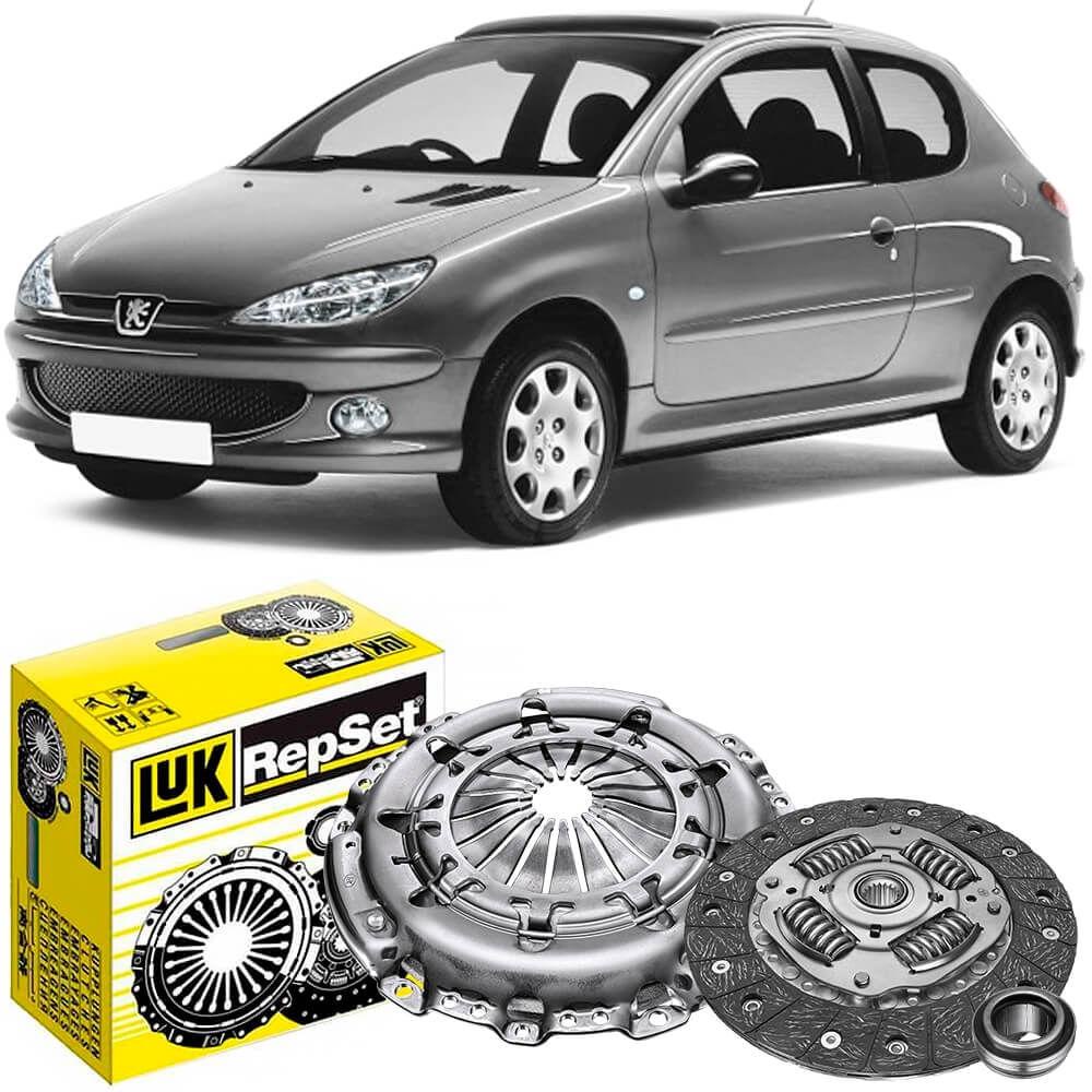 Detalhes do Kit Embreagem Peugeot 206 1.4 8v 2004 A 2006 Luk