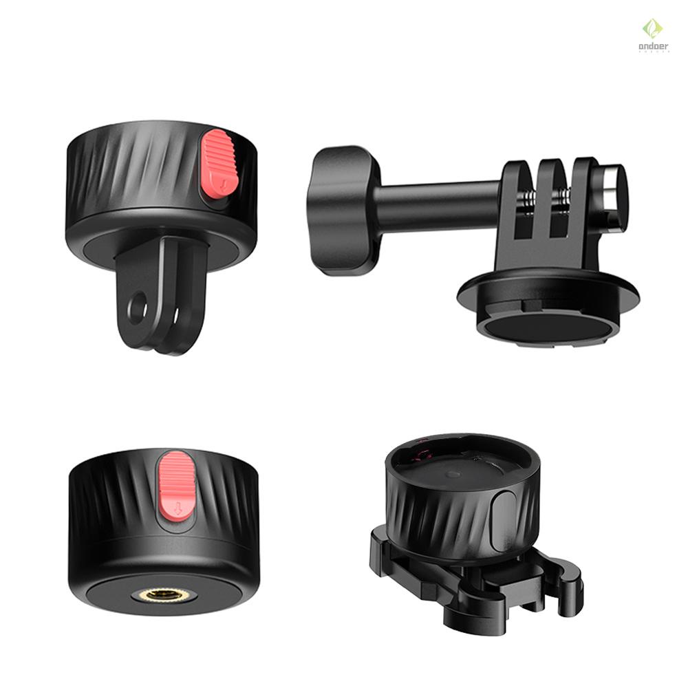 { ado } Adaptador De Sucção Magnética Tripé Liberação Rápida Base De Montagem Parafusos De Ação Livres Com Plugue Rápido + GoPro M