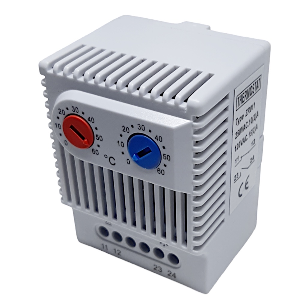 Controlador de temperatura Termostato analógico Duplo Modelo Zr 011 Aquecimento E Refrigeração