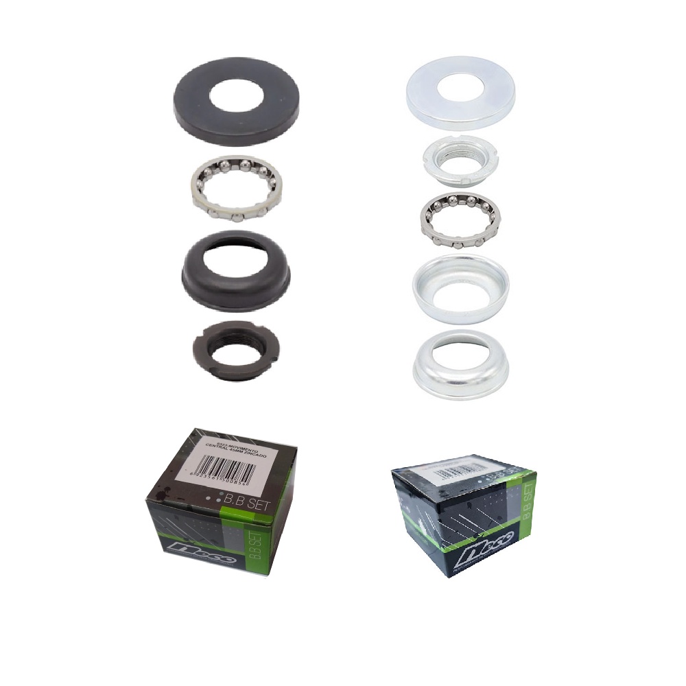 Movimento Central 45mm Completo Neco Preto e Cromado 10 pcs em Oferta na Shopee