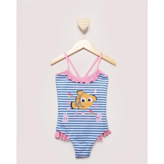 ​Maiô Bebê Alcinha Disney Estampa Nemo Rosa