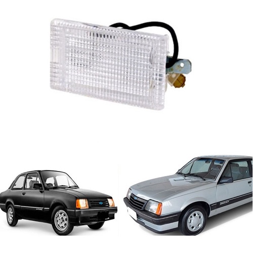Lanterna Interna Teto / Porta Malas Gm Chevette Chevy Monza em Oferta na Shopee