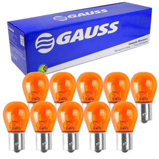 10 Lâmpada Gauss Miniatura Amarela 21w 12v 21w 1 Polo em Oferta na Shopee