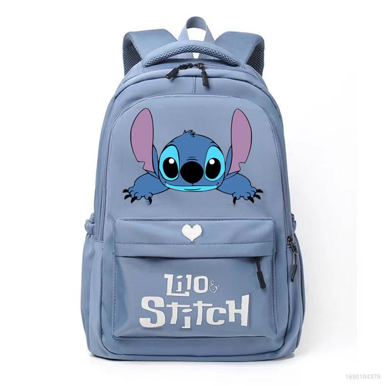 Mochila Stitch Para Mulheres Homens Estudantes De Moda De Grande Capacidade Personalidade Bolsas Femininas Multiuso Respirável