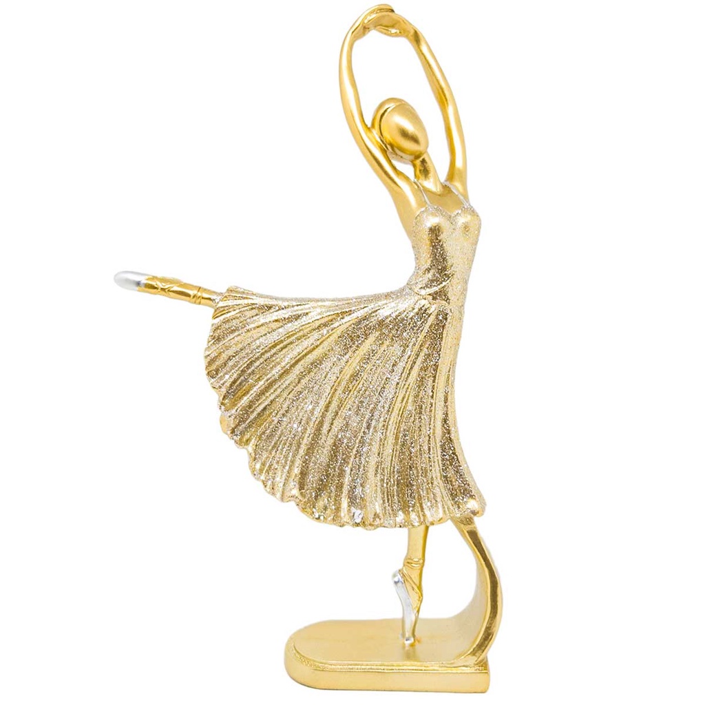 Enfeite Mesa Bailarina Decoração Estátua Objeto Decorativo Dança Sala Quarto Estatueta