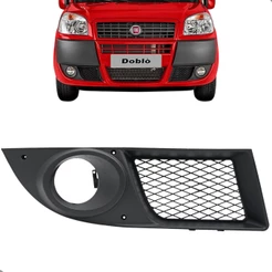 Moldura Doblo 2010 A 2019 2020 2021 Preto Com Milha