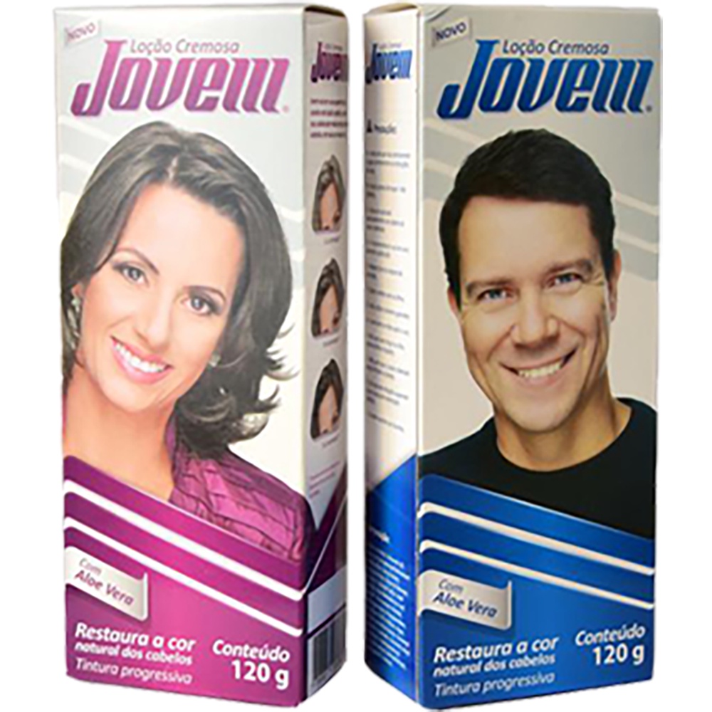 6 Loção Jovem Restauradora Escurecedora de Cabelo