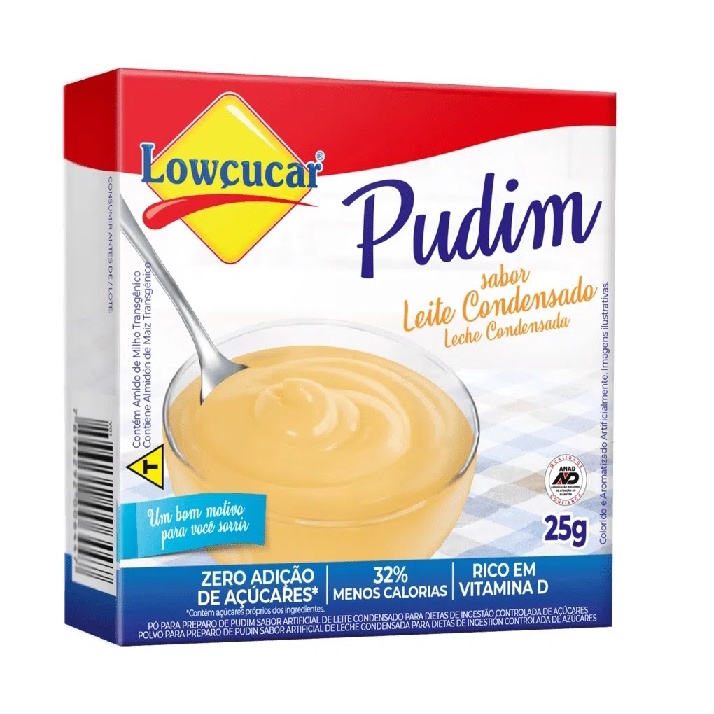 Pudim Leite Condensado Zero Açúcares Lowçúcar 25g