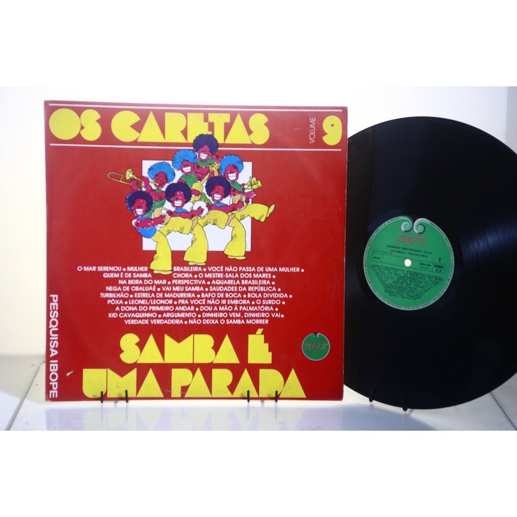 LP Samba | Os Caretas volume 9: O Samba É Uma Parada - 1975