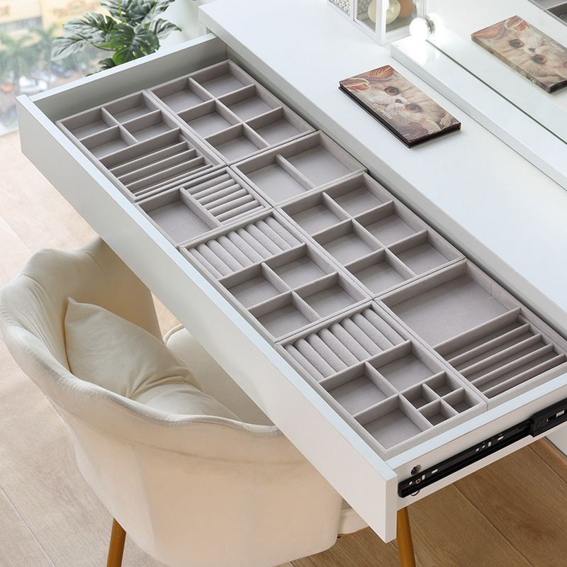 Kit 4 Porta Joias de Veludo - Bandejas Organizadoras