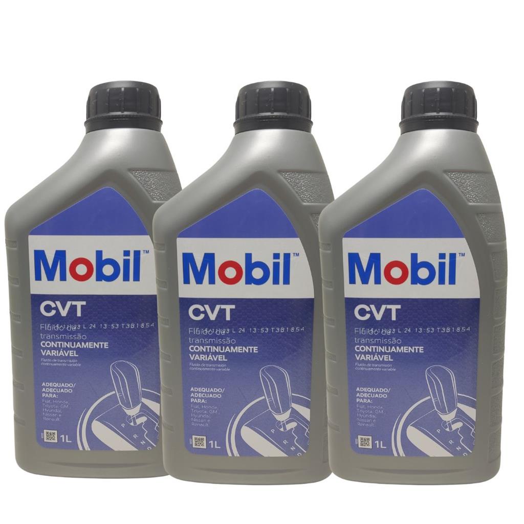 Kit 3 Oleo Transmissao Cambio Automatico Mobil Cvt
