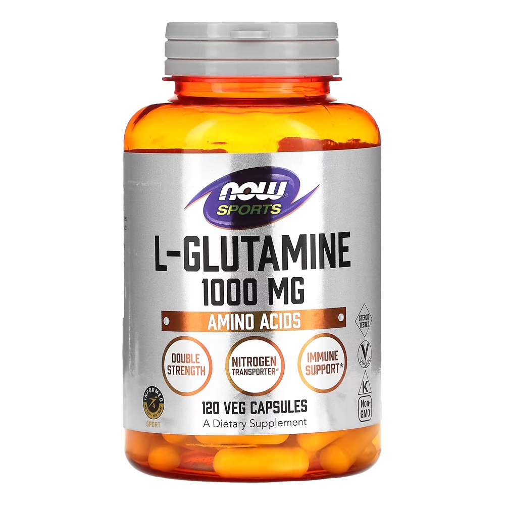 L-Glutamina 1000mg Now Foods Sports 120 Caps Importado em Oferta na Shopee