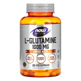 L-Glutamina 1000mg Now Foods Sports 120 Caps Importado em Oferta na Shopee