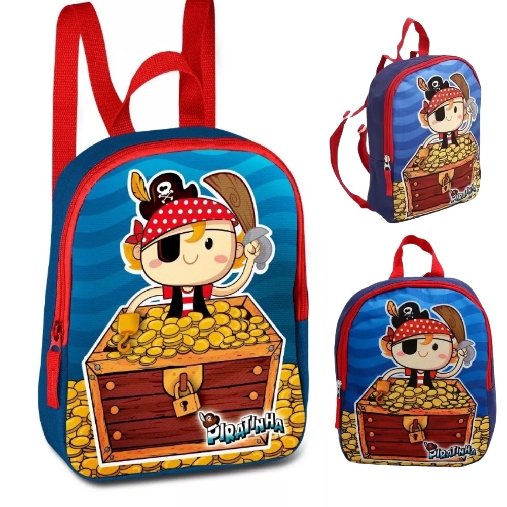 Mochila de Costas Infantil Mini TRX 4.8 / Piratinha / Little Dino Clio Style · foto 2