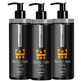 Kit 03 Shaving Cream Nerk Embaixador 500ml em Oferta na Shopee