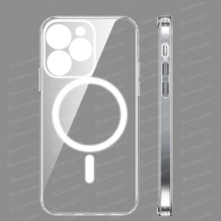 Capa Protetora Magnética Transparente Para Telefone Tecno Spark 10 Pro 10 10C De Alta Qualidade TPU E Macia De Lente Completa