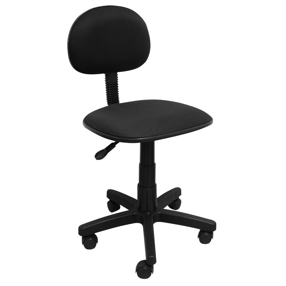 Cadeira De Escritório Secretaria Revestimento Tecido Varias Cores Direto Da Fabrica