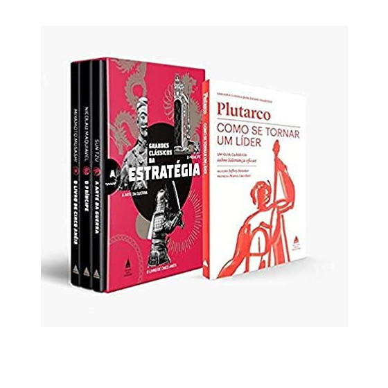 Kit Box Livros - Grandes Clássicos da Estratégia + Como se Tornar um Lider