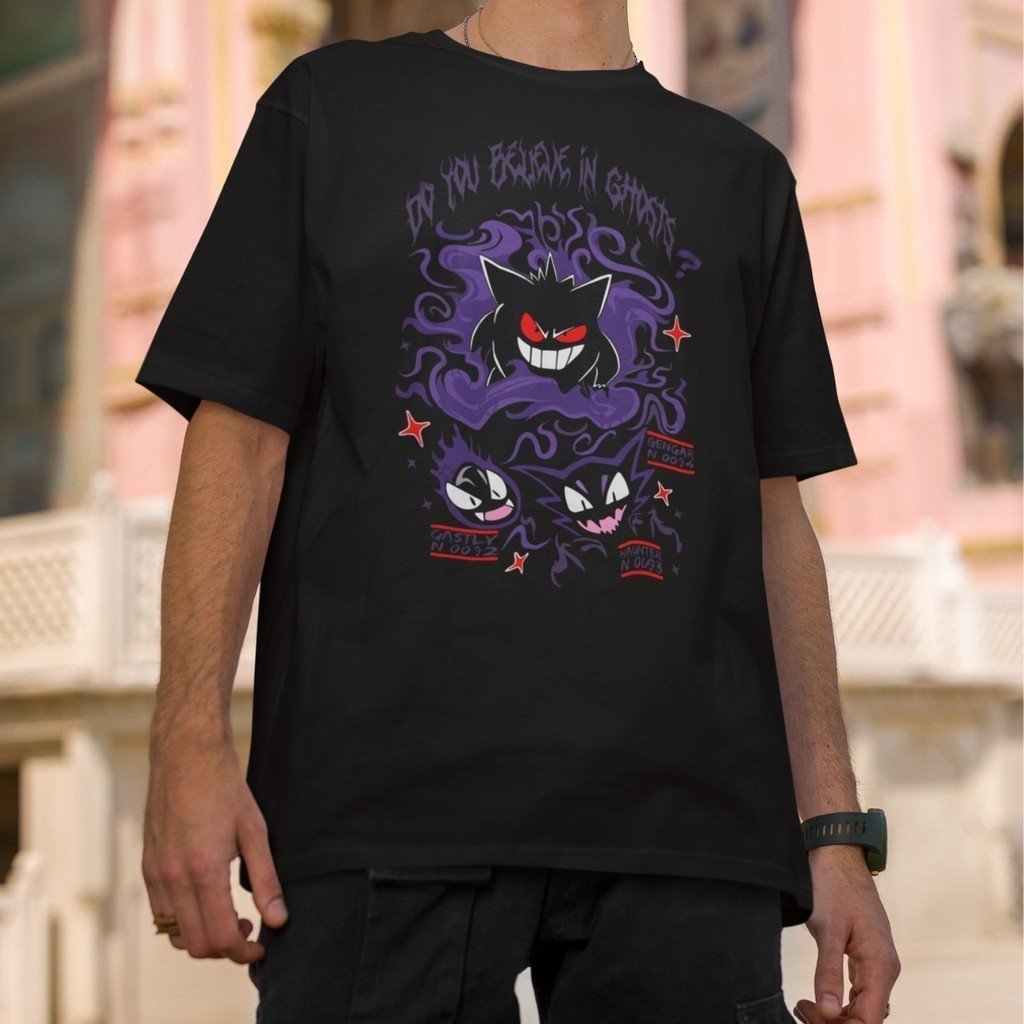 Camiseta Básic Gengar Fantasma Mestre Dos Ataques Jogo Ghost
