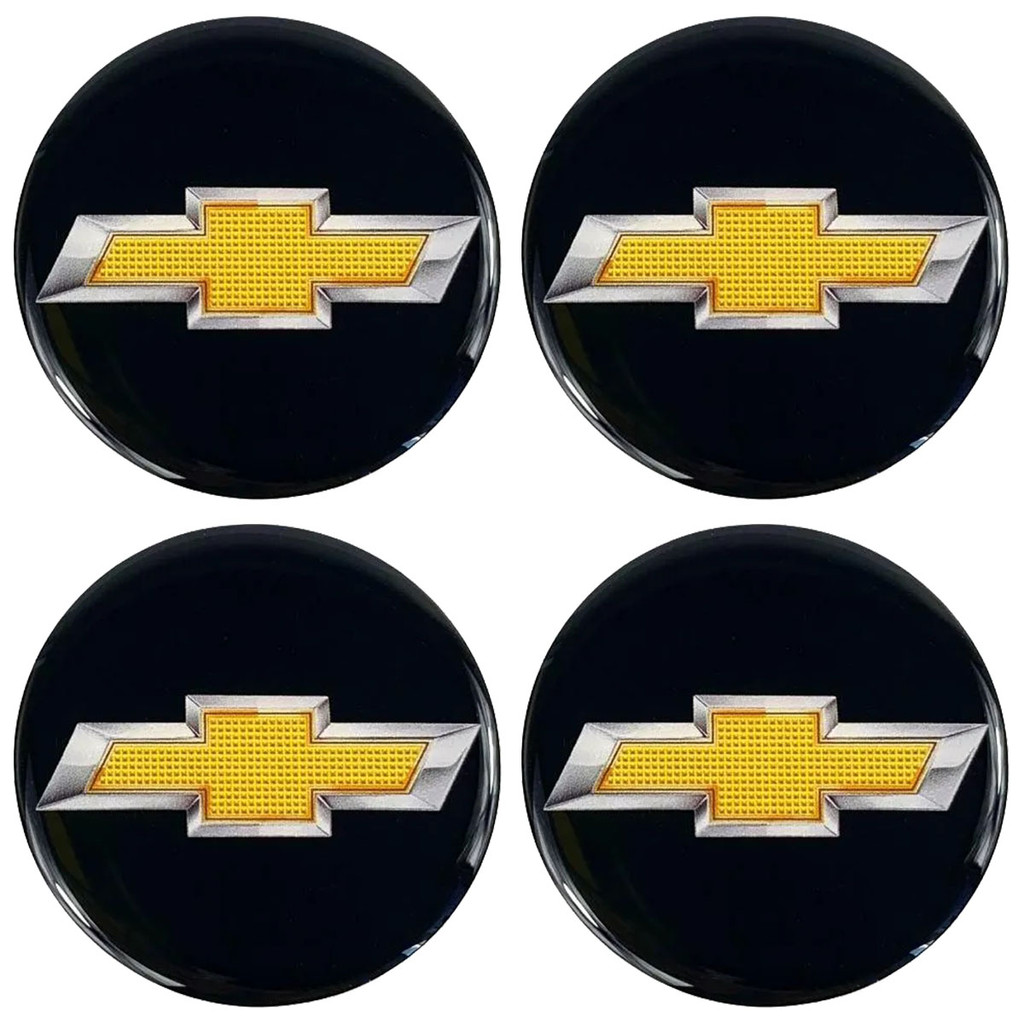 Adesivo Emblema Resinado Calota Roda GM Chevrolet Elitte 4 Unid em Oferta na Shopee