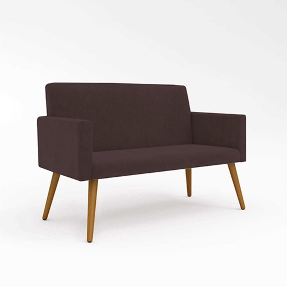 Sofá Namoradeira Pés Palito Sala, Quarto - Balaqui Decor em Oferta na Shopee