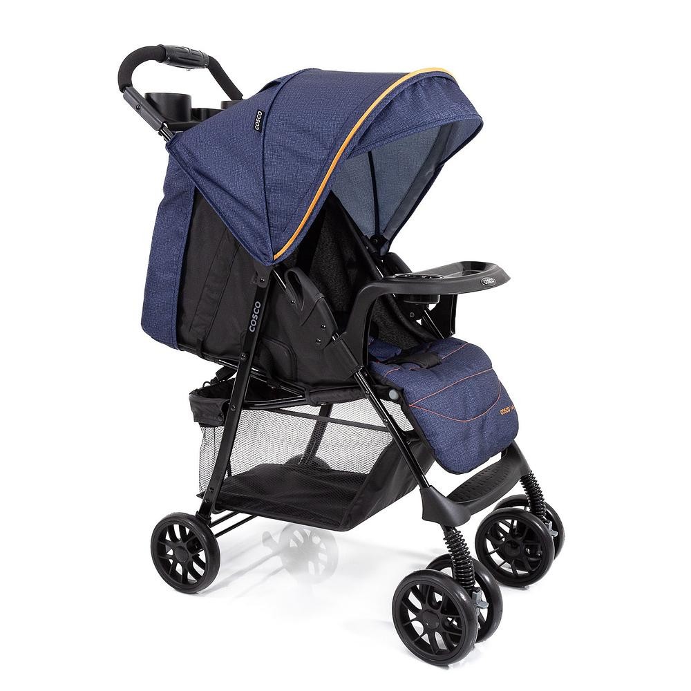 Carrinho De Bebê Cosco Kids Griffy Jeans 0-15kg em Oferta na Shopee